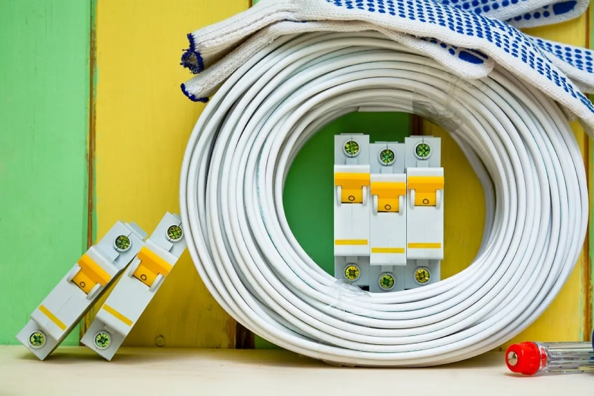 Wire and breaker