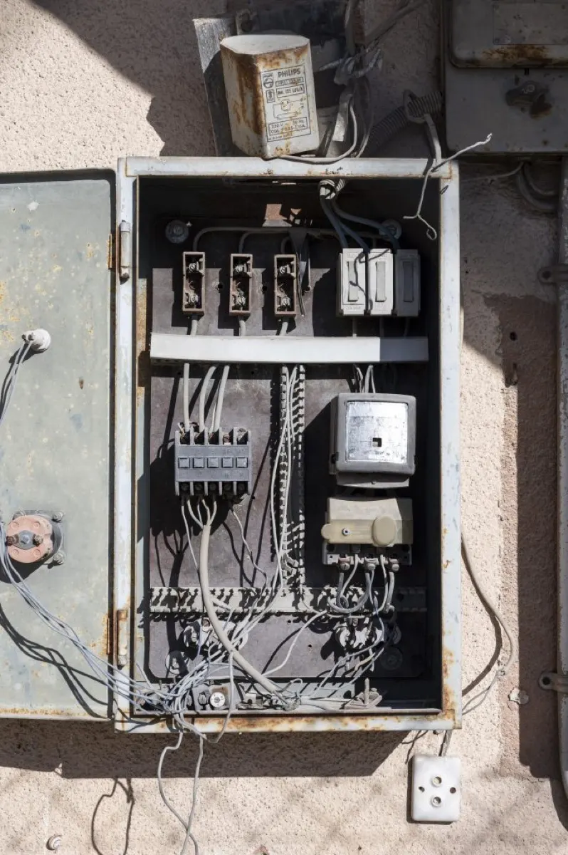  electrical box for fuses and connections