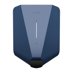 Easee One EV charger — compact blue wall unit