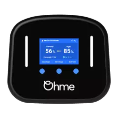 Ohme Home Pro EV charger with built-in display