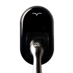 VCHRGD Seven Pro EV charger — black oval wall unit